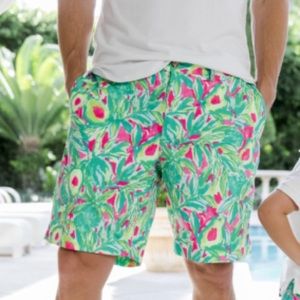 NWT Lilly Pulitzer Men’s Beaumont Shorts Guac and Roll Size 38